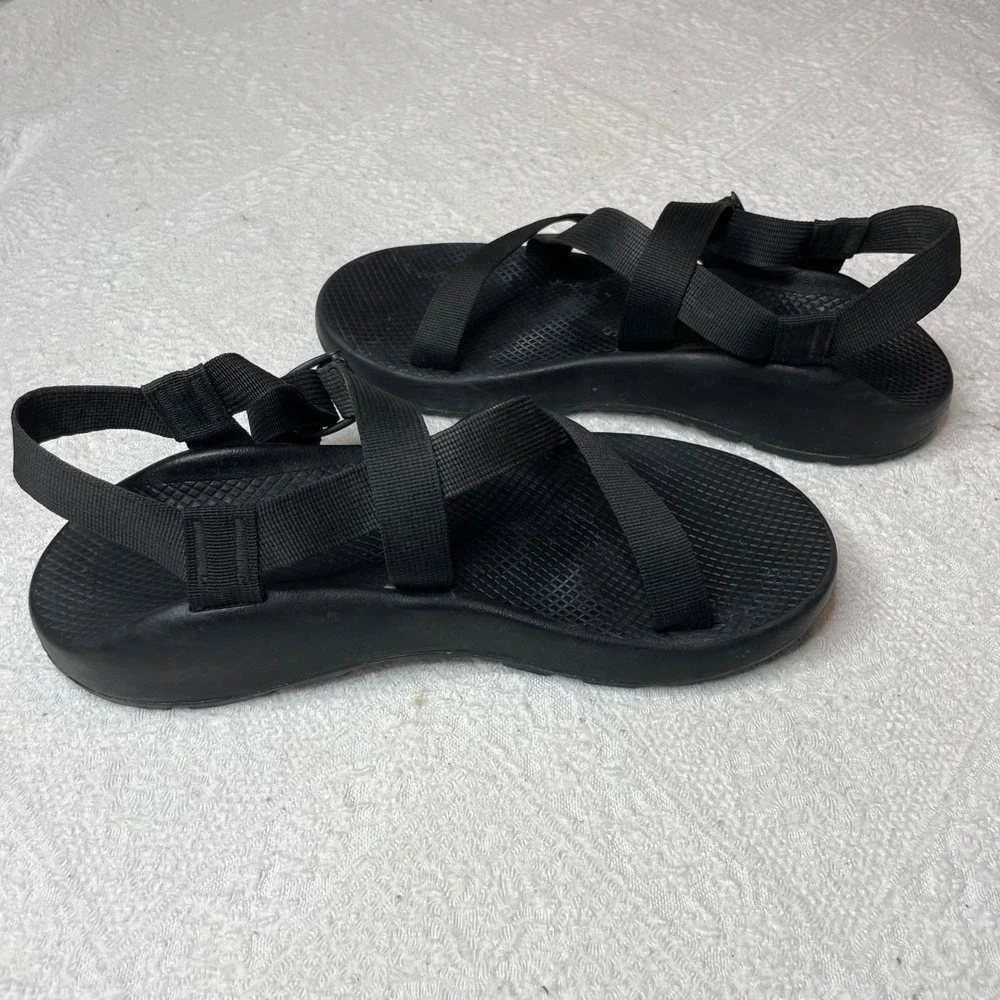 Chaco Z1 Classic Mens Sandals Size 13 Black Adjustable Strap Hiking Sport Shoes